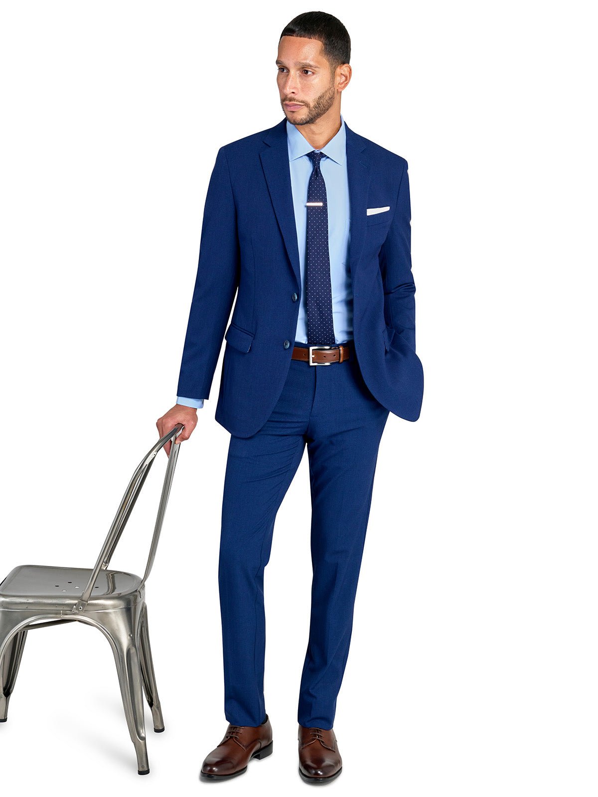 Medium Blue Elevate 1 - Pant Suit - ODION