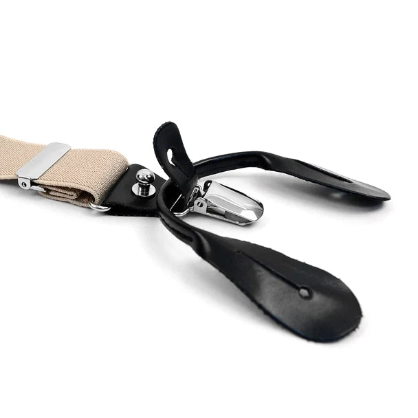 Convertible Button & Clip Suspenders