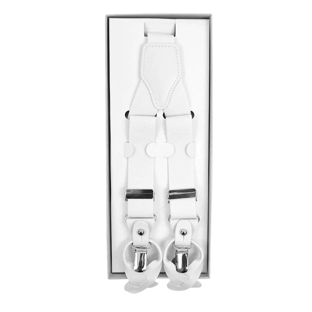 Convertible Button & Clip Suspenders