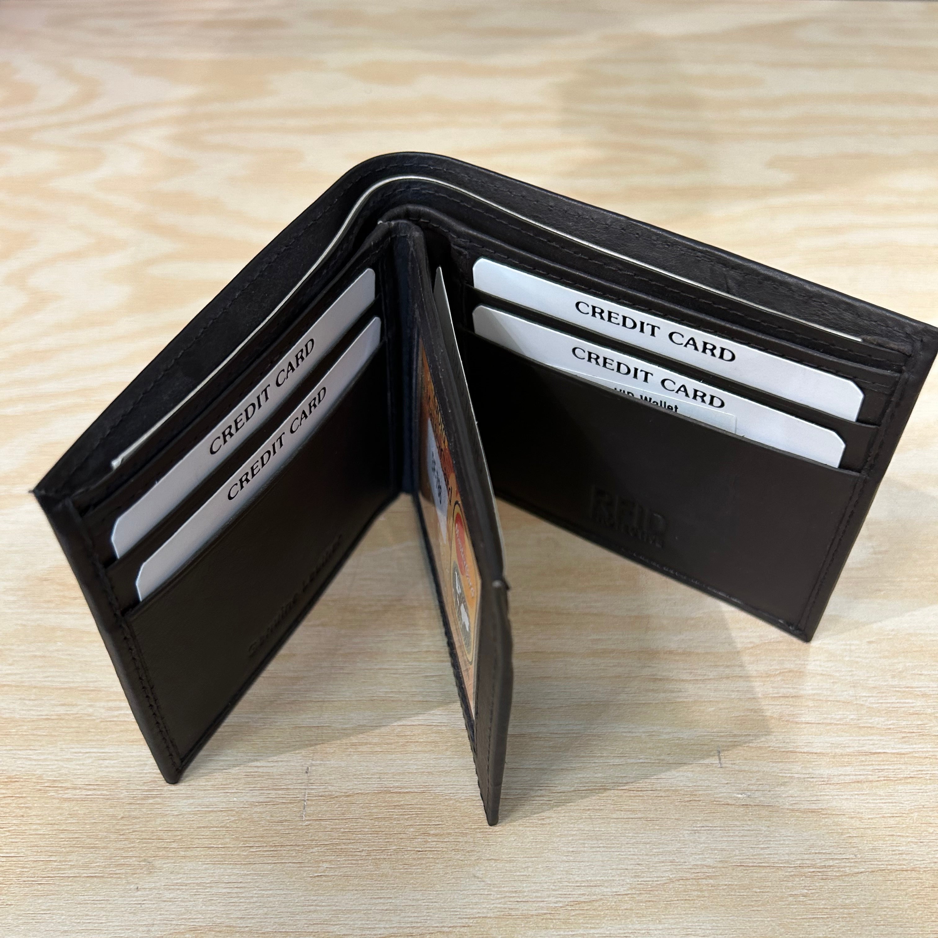 Umo Lorenzo Genuine Leather Bi-fold Wallet