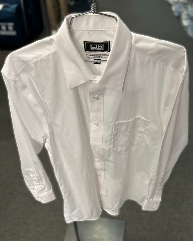 Classic Fit Dress Shirt 18 / SS / White