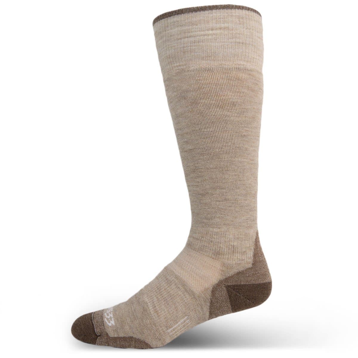 Minus33 Merino Wool Mountain  Heritage Lightweight Full Length Socks Oatmeal
